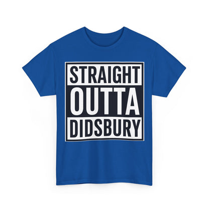 Straight Outta Didsbury T‑Shirt — Graphic City Pride Tee