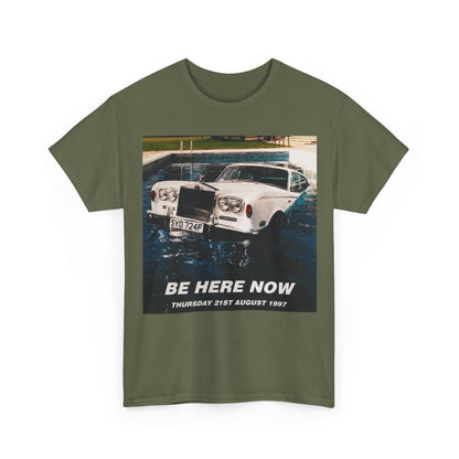 Oasis Be Here Now Vintage Graphic Tee — Retro Aesthetic T‑Shirt (Thursday 21st August 1997)