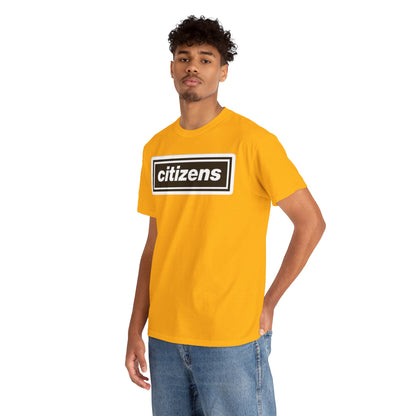 Citizens Manchester City Logo T-Shirt — Minimal Retro Box-Logo Tee