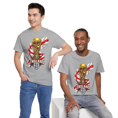 England World Cup Trophy T‑Shirt — St George's Cross Football Fan Tee