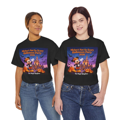 Halloween Party T‑Shirt — "Not So Scary" 2026 Magic Kingdom Tee