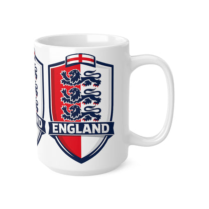 England Crest Unofficial Ceramic Coffee Mug — 11oz & 15oz