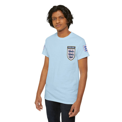 England Football Tee — "And After All You're My Wonderwall" Lyrics Tee