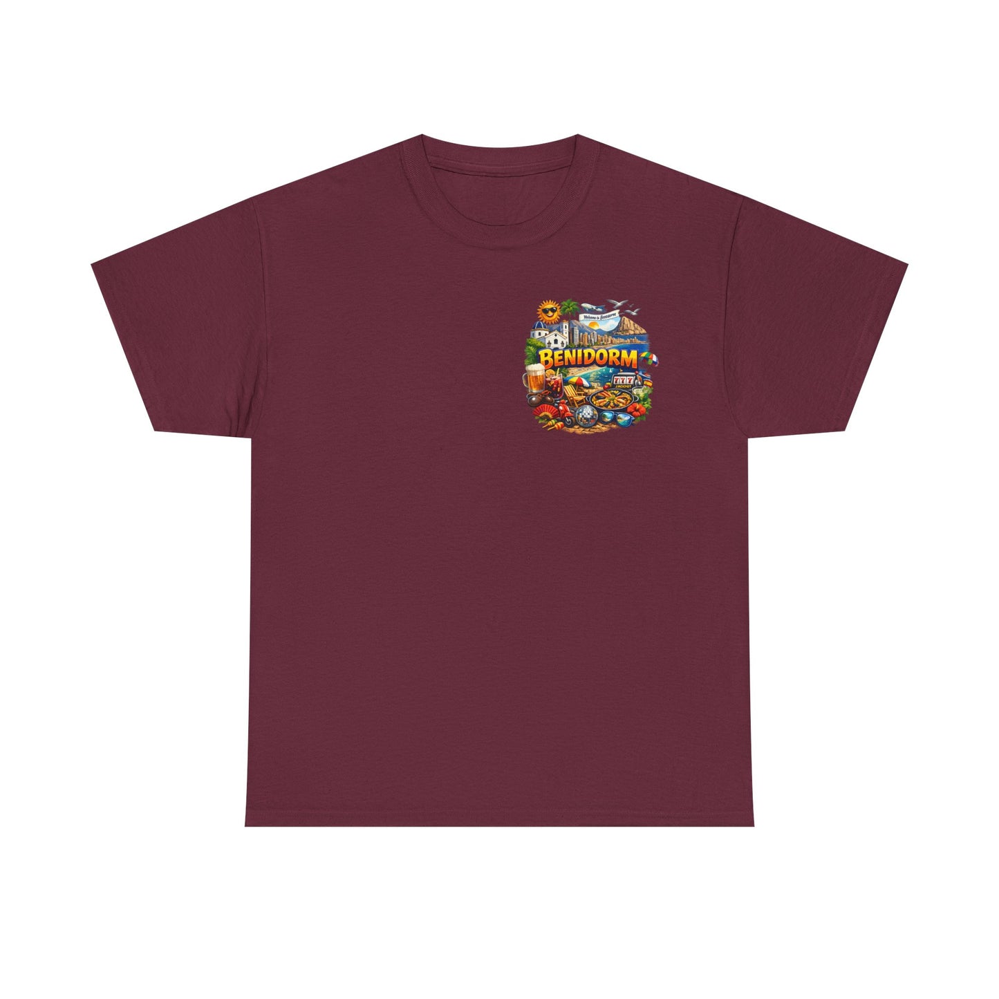 Benidorm Souvenir T‑Shirt — Spain Beach Holiday Graphic Tee