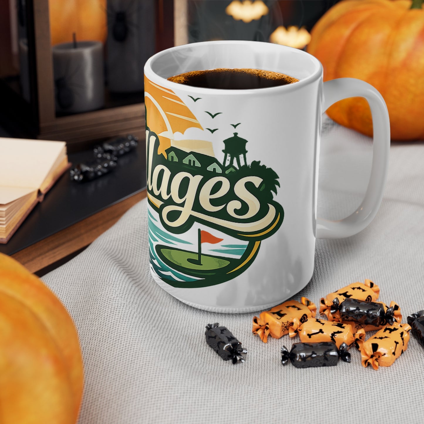 The Villages of Florida Ceramic Coffee Cups, 11oz, 15oz