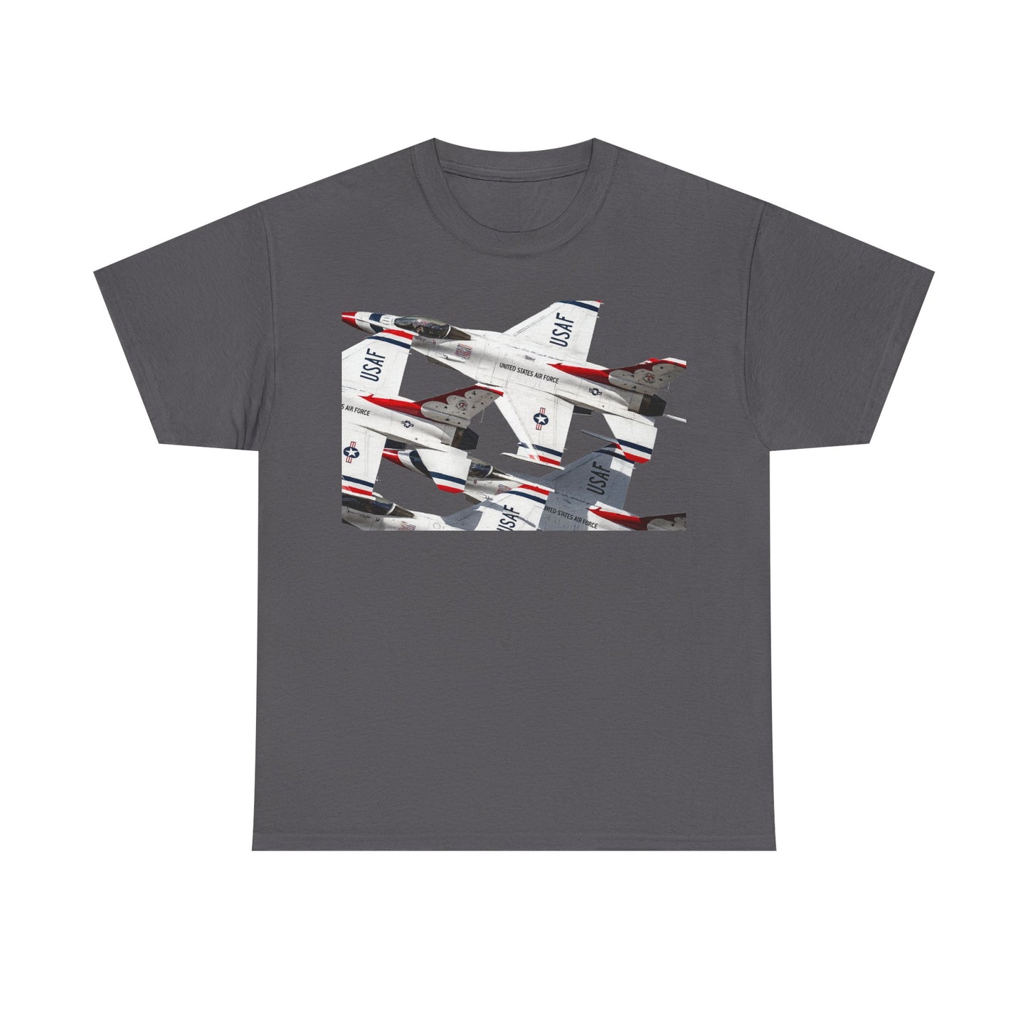 Thunderbirds Jet Formation T‑Shirt — Military Aviation Fighter Jets Tee
