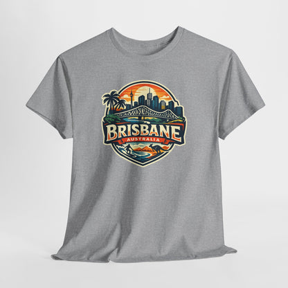 Brisbane Australia Vintage Sunset T-Shirt