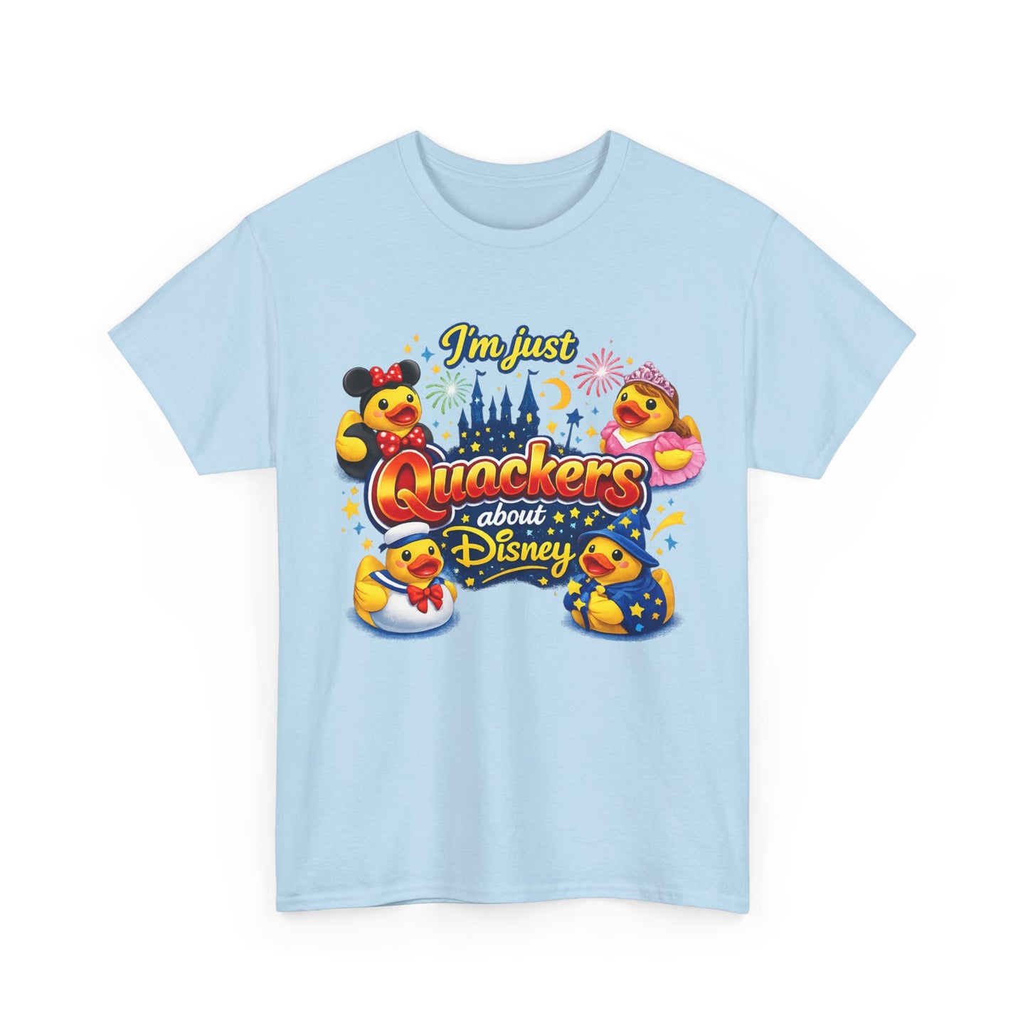 Quackers About Disney Rubber Duck Tee — "I'm Just Quackers About Disney" Graphic T-Shirt
