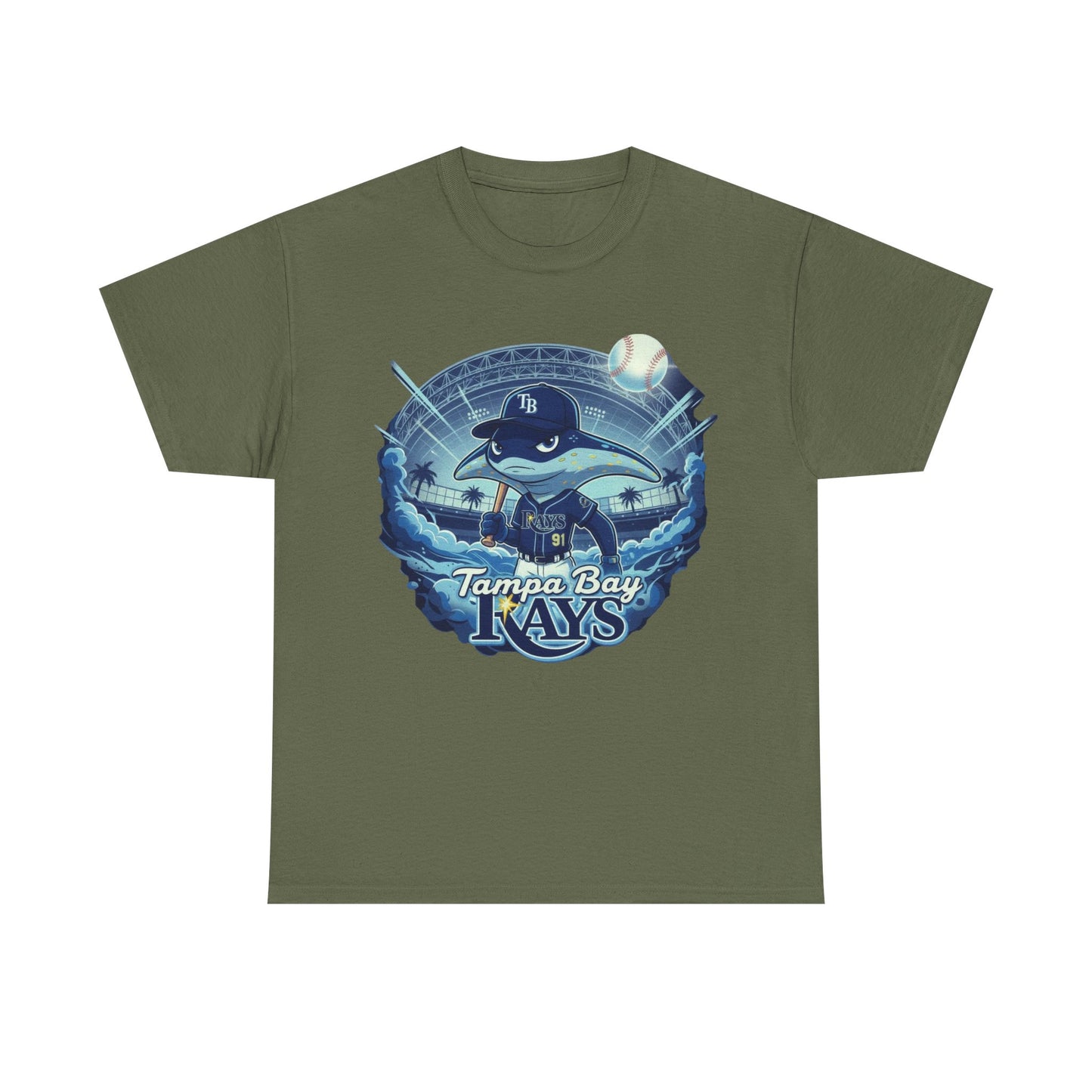 Tampa Bay Rays Mascot Graphic Tee – Retro Baseball Logo Shirt