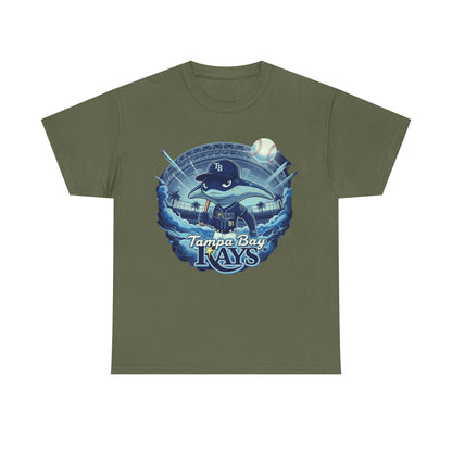 Tampa Bay Rays Mascot Graphic Tee – Retro Baseball Logo Shirt