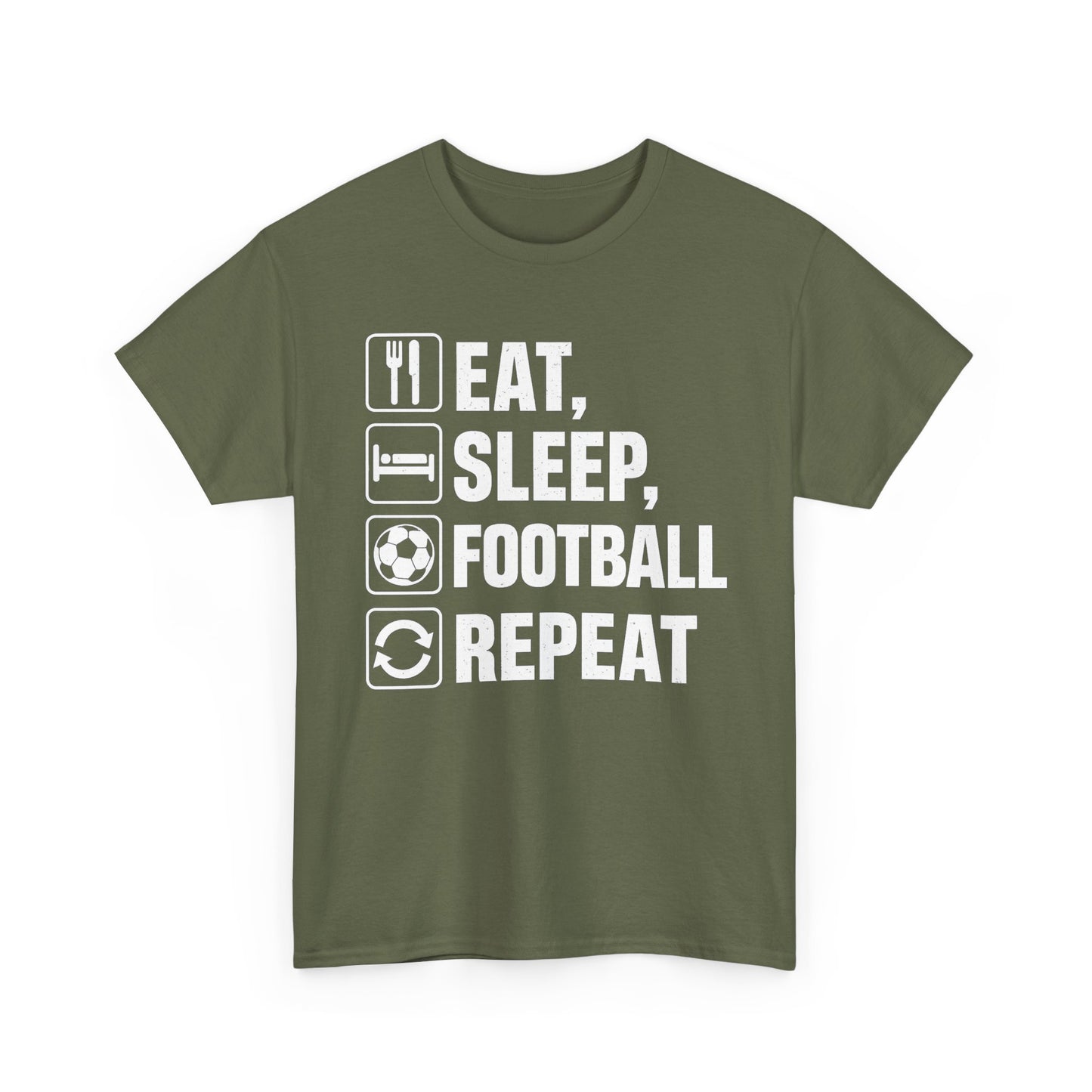Football Eat Sleep Repeat T-Shirt