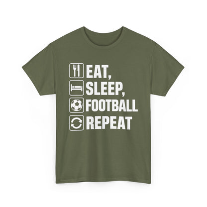 Football Eat Sleep Repeat T-Shirt