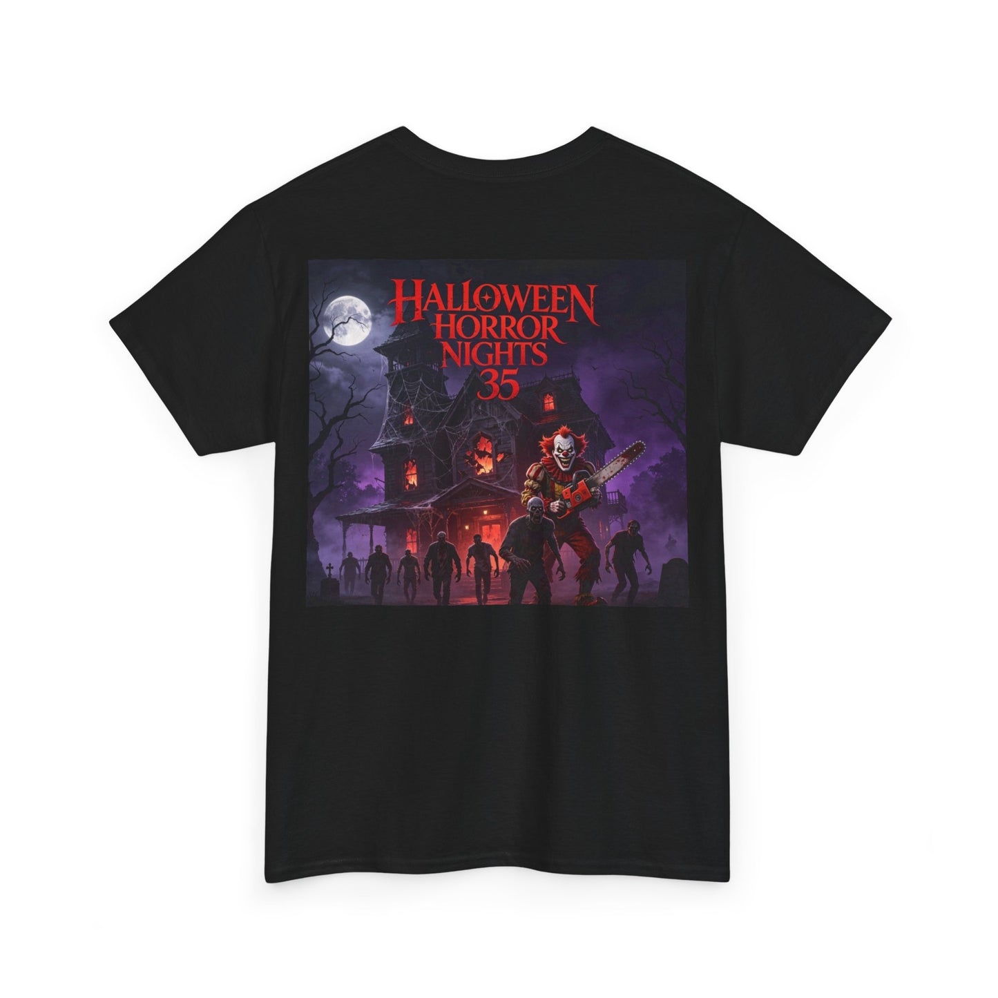 Halloween Horror Nights 35 T-Shirt — Haunted House & Nightmares Graphic Tee