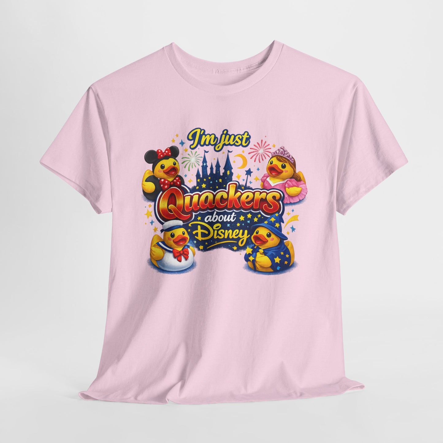 Quackers About Disney Rubber Duck Tee — "I'm Just Quackers About Disney" Graphic T-Shirt