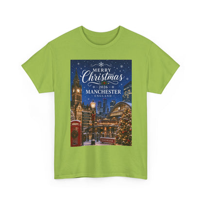 Manchester Christmas Tee — Merry Christmas 2026 Holiday T‑Shirt