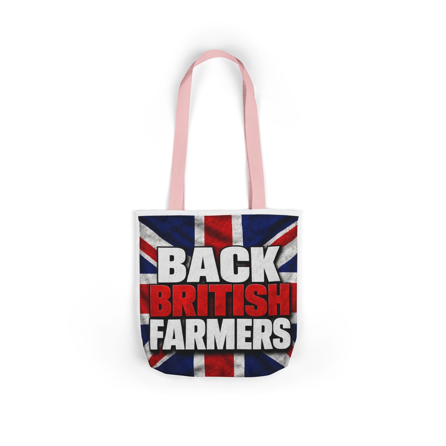 Back British Farmers Canvas Tote Bag — Union Jack Farming Support Tote