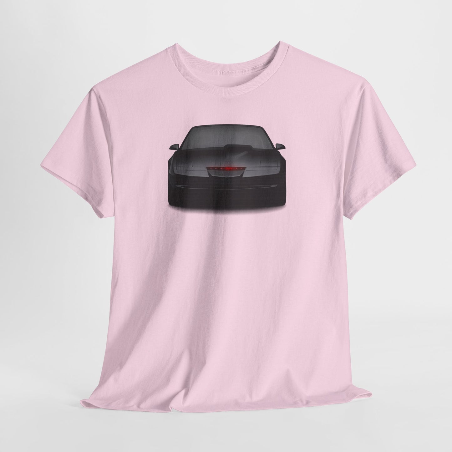 KITT-Inspired Retro Sports Car Tee — Front View Knight Rider Car Graphic Shirt