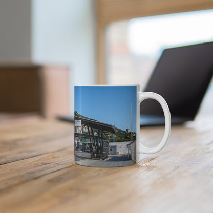 Gibraltar Rock Scenic Ceramic Mug – 11oz/15oz Travel Landmark Coffee Cup