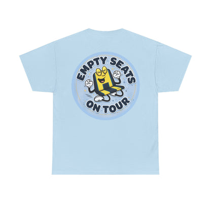 Manchester City T‑Shirt — "Empty Seats On Tour" Cartoon Seat Graphic Tee
