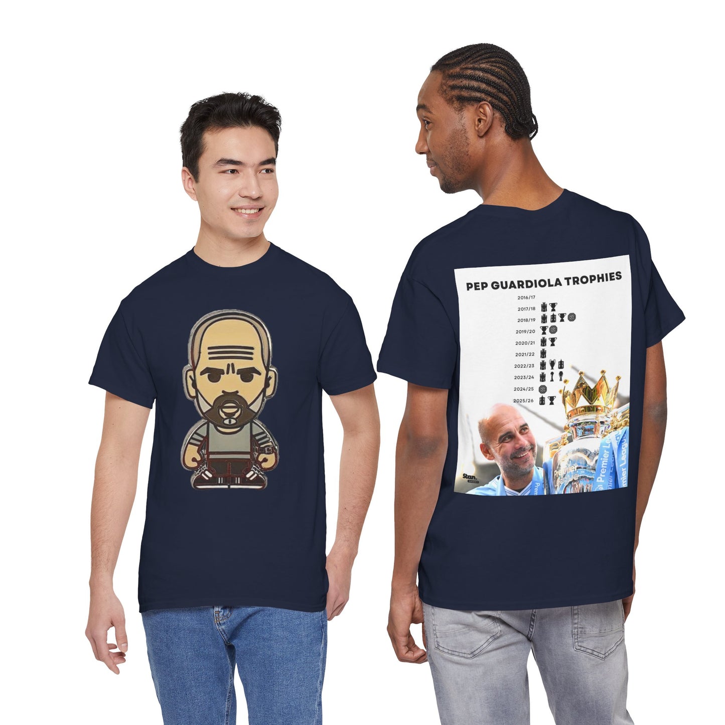 Pep Guardiola Trophies Graphic Tee