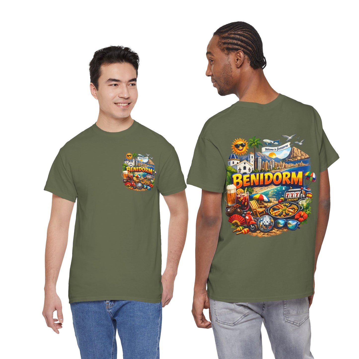 Benidorm Souvenir T‑Shirt — Spain Beach Holiday Graphic Tee