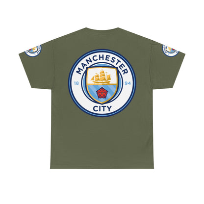 Manchester City Crest T-Shirt — Football Club Logo Tee