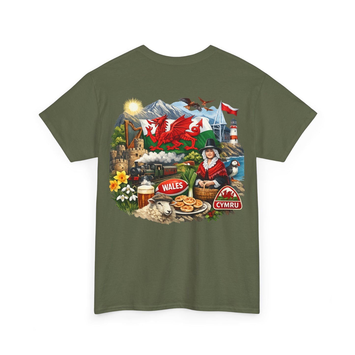 Wales Pride T-Shirt — 'Make Wales Great Again' Welsh Dragon Tee