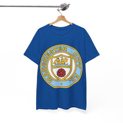 Manchester City FC Retro Crest T-Shirt – Retro Football Fan Tee