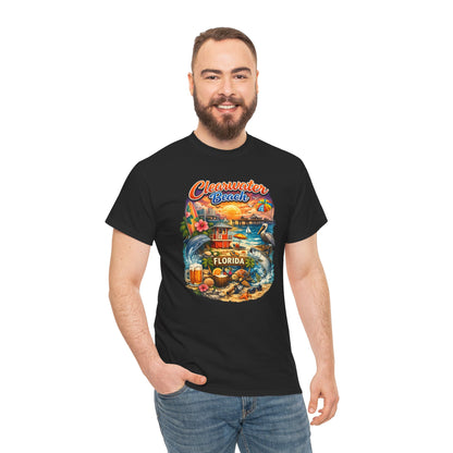 Clearwater Beach Florida Vintage Vacation T-Shirt
