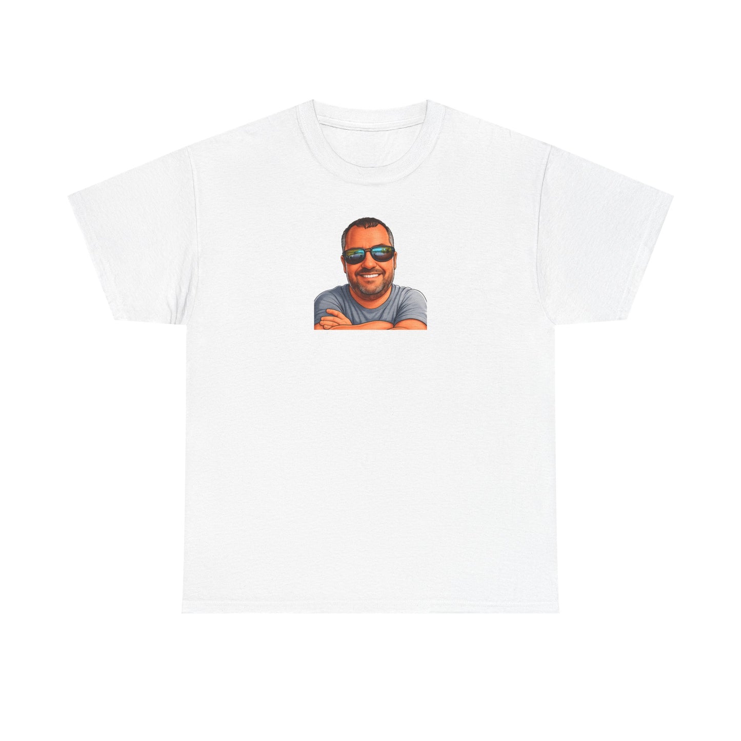 Graphic Tee — "E.T. Phoned Home" Smiling Guy Retro Design