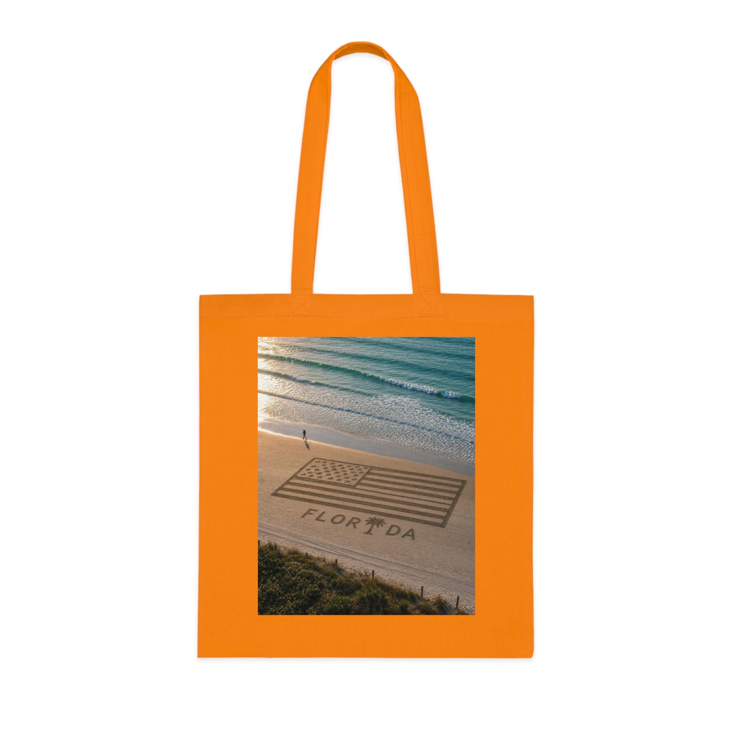 Florida Beach 100% Cotton Tote Bag