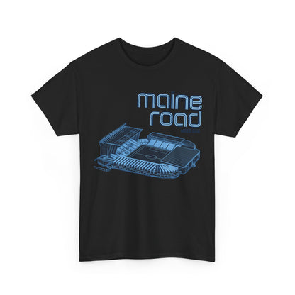 Maine Road Retro Stadium Tee — Vintage Football Arena Graphic Shirt