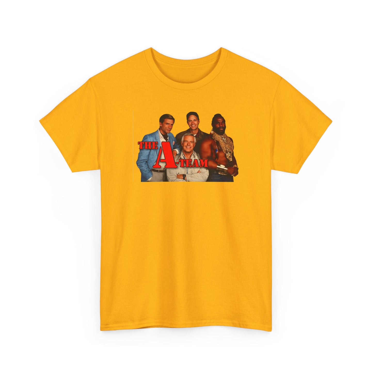 A-Team Graphic Tee — Retro TV Series Logo & Character Poster T-Shirt