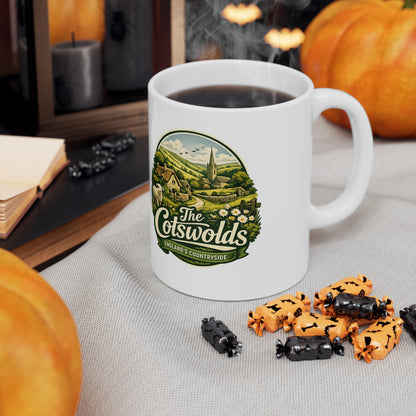 Cotswolds Scenic Coffee Mug — England Countryside 11oz & 15oz