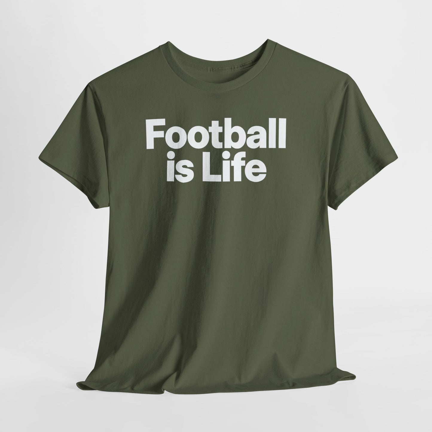 Football Is Life T-Shirt — Bold Graphic Tee for Fans & Players