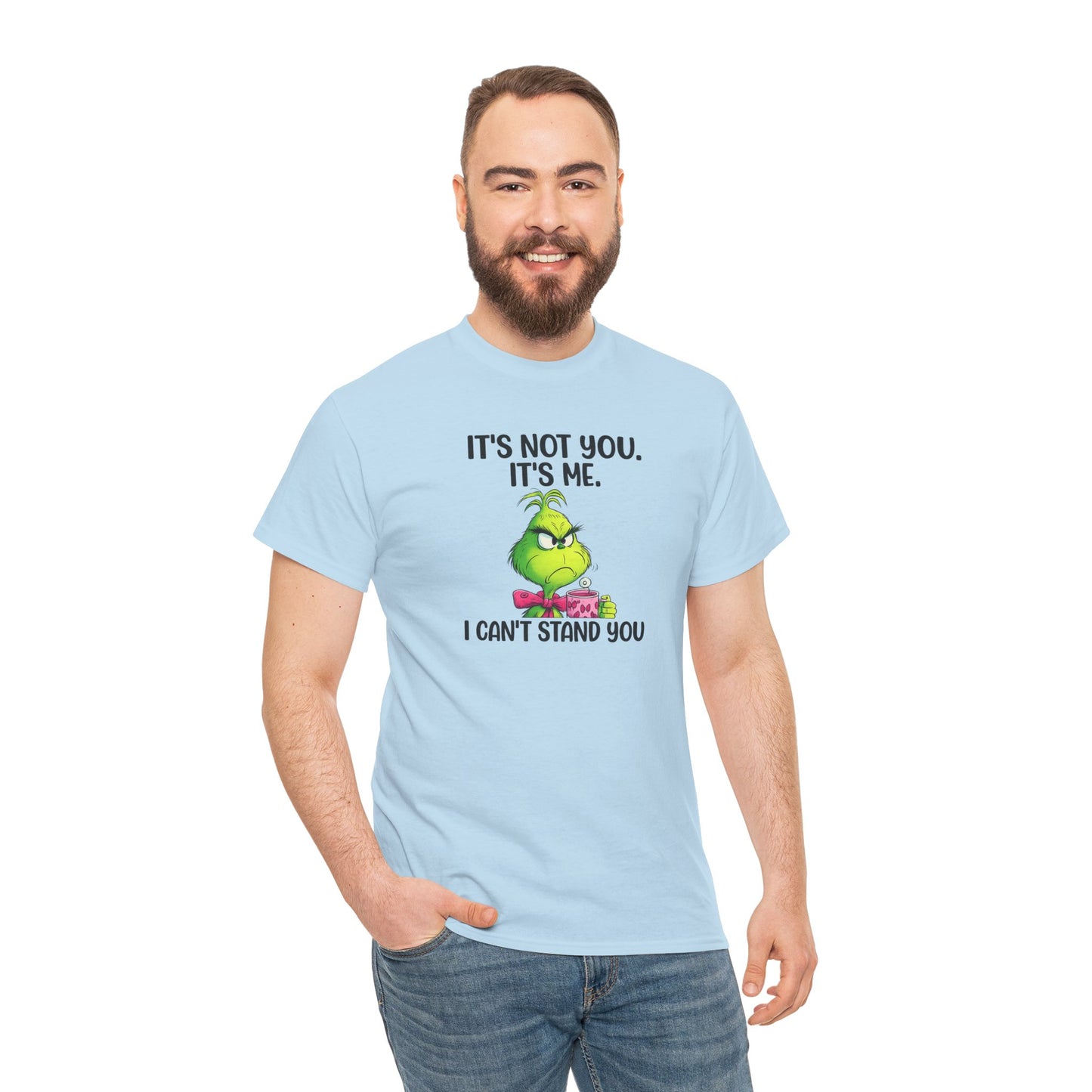 Grumpy Grinch Tee – "It's Not You. It's Me. I Can't Stand You" Christmas Shirt
