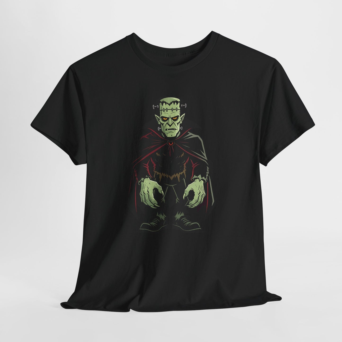 Frankenstein Monster Tee — Vintage Gothic Halloween Graphic T-Shirt