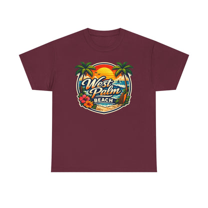 West Palm Beach Retro Sunset T-Shirt