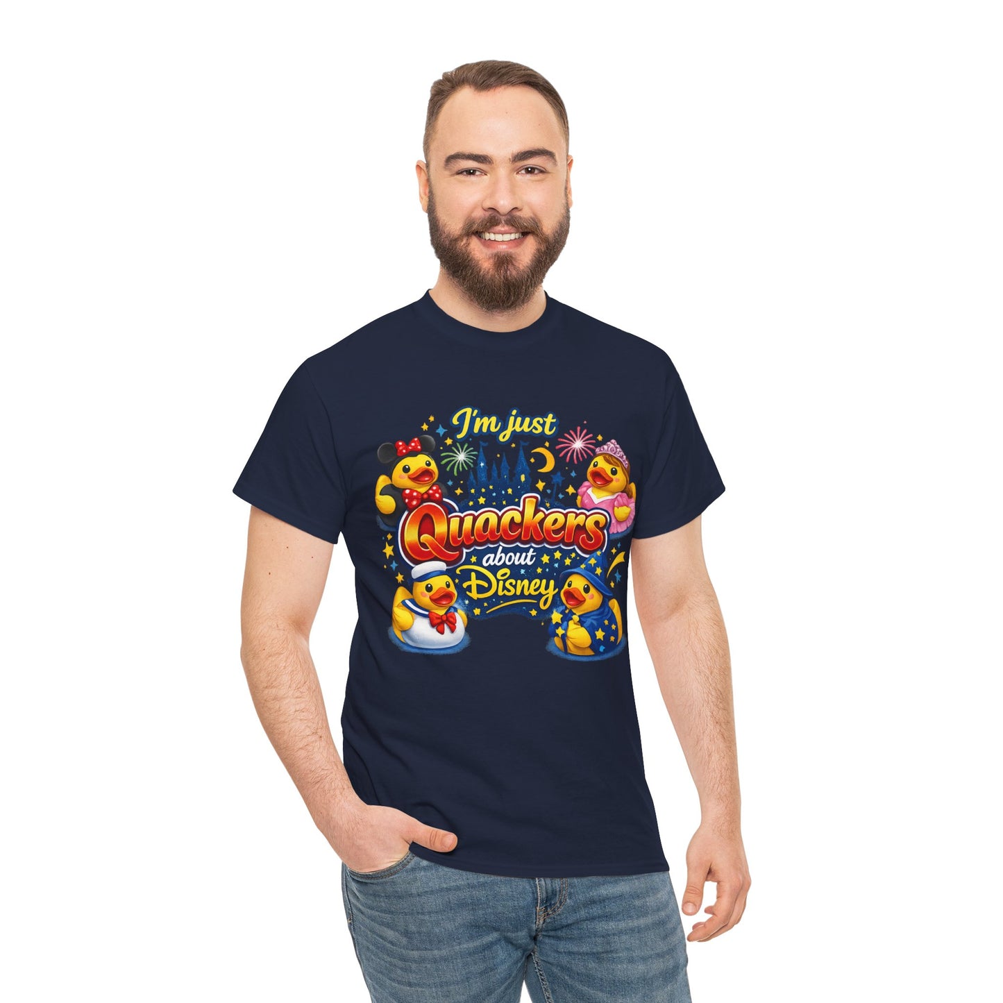 Quackers About Disney Rubber Duck Tee — "I'm Just Quackers About Disney" Graphic T-Shirt