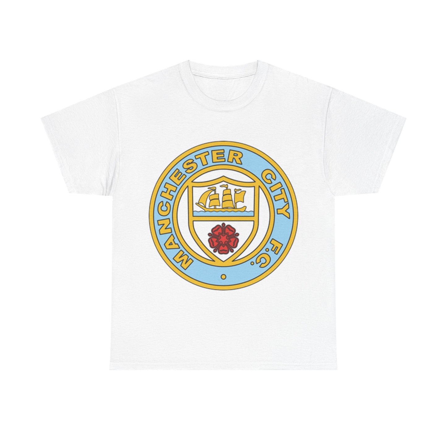 Manchester City FC Retro Crest T-Shirt – Retro Football Fan Tee