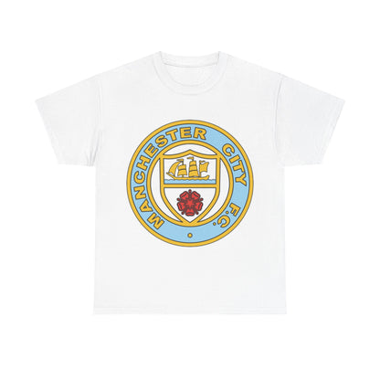 Manchester City FC Retro Crest T-Shirt – Retro Football Fan Tee