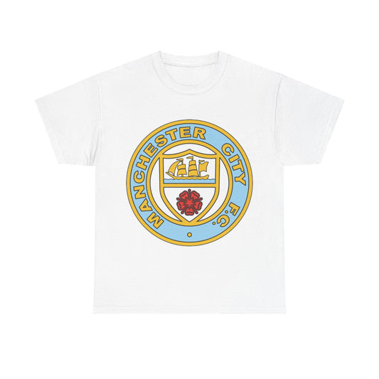 Manchester City FC Retro Crest T-Shirt – Retro Football Fan Tee