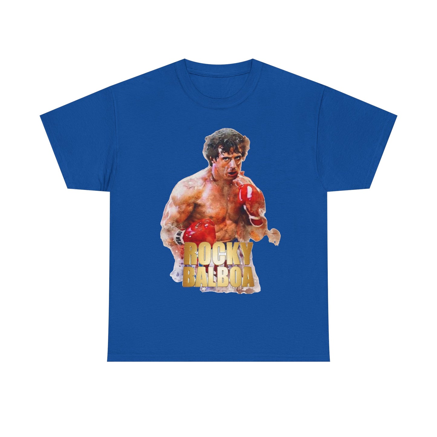 Boxing Rocky Balboa Graphic Tee – Retro Fighter Movie Shirt
