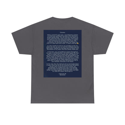 Bernardo Silva Tribute Tee – Inspirational Letter & Celebrating Goal Moment