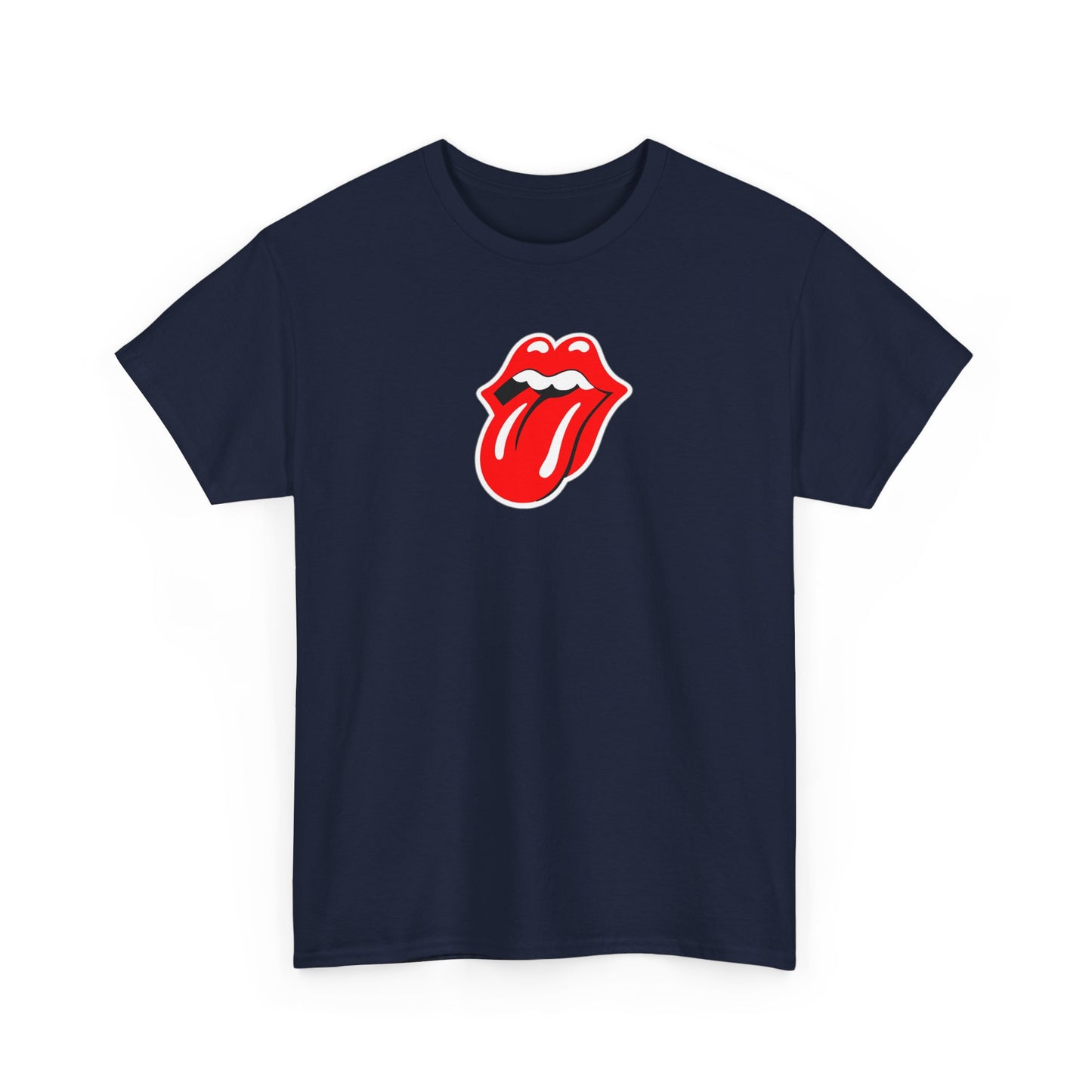 Rock Retro Red Tongue and Lips Graphic Tee