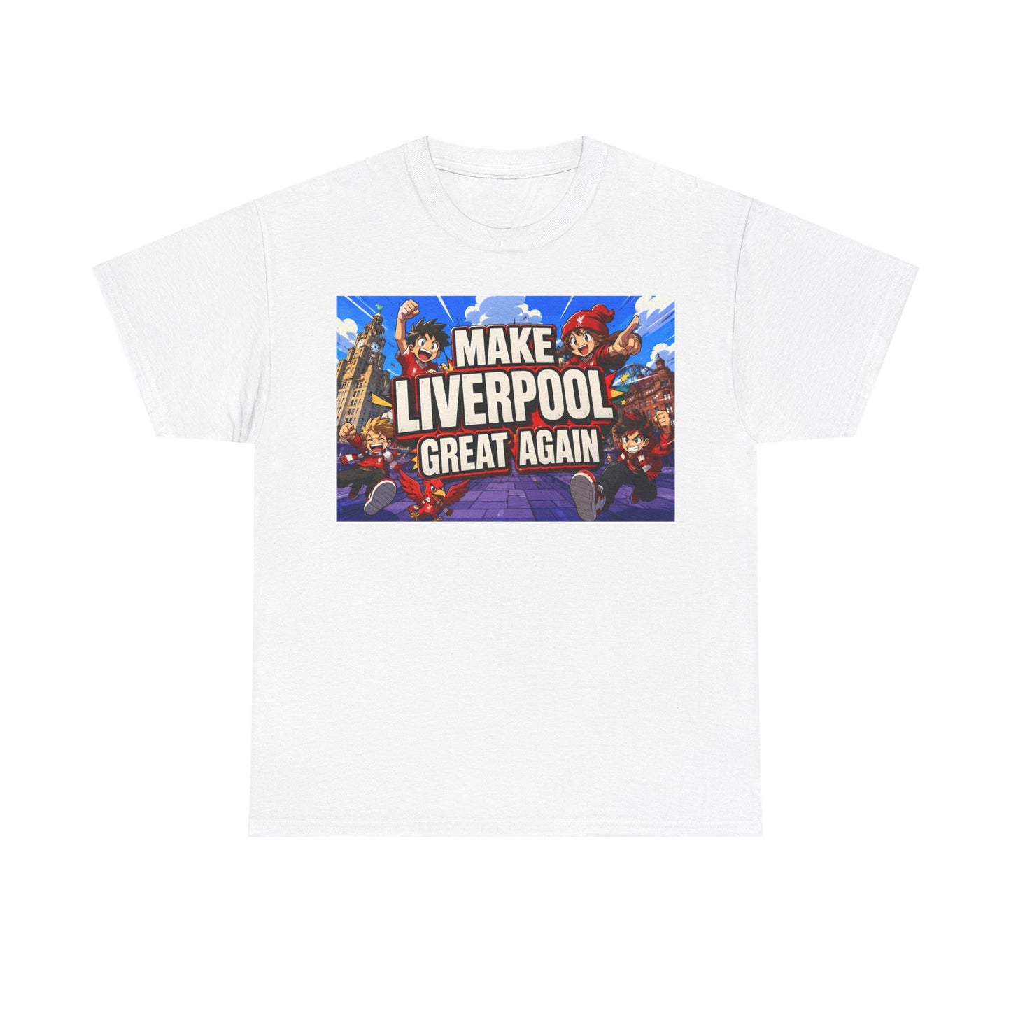 Liverpool Fan Tee – "Make Liverpool Great Again" Graphic Shirt