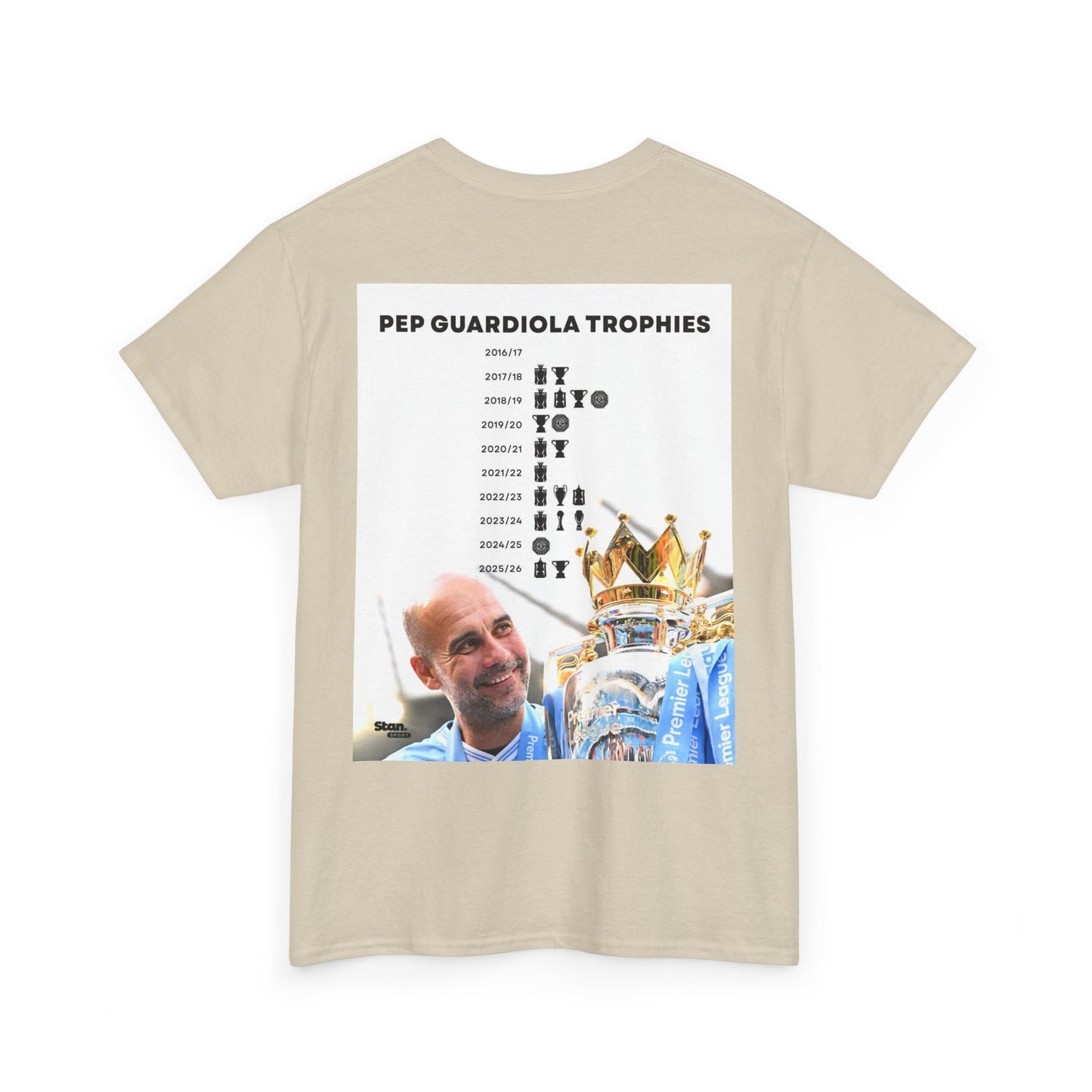 Pep Guardiola Trophies Graphic Tee
