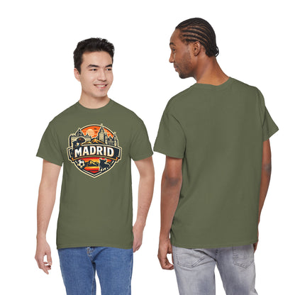 Madrid Skyline Soccer Crest T-Shirt