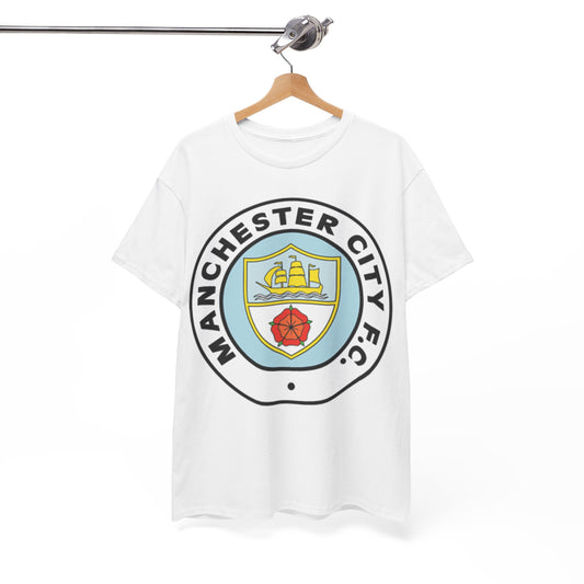 Manchester City F.C. Retro Crest T-Shirt – Retro Football Fan Tee