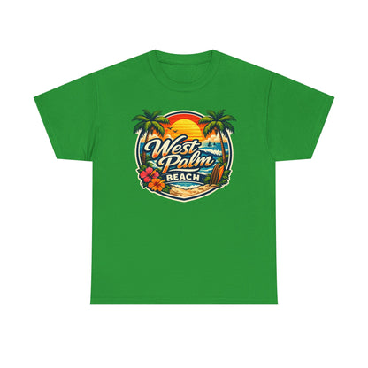 West Palm Beach Retro Sunset T-Shirt